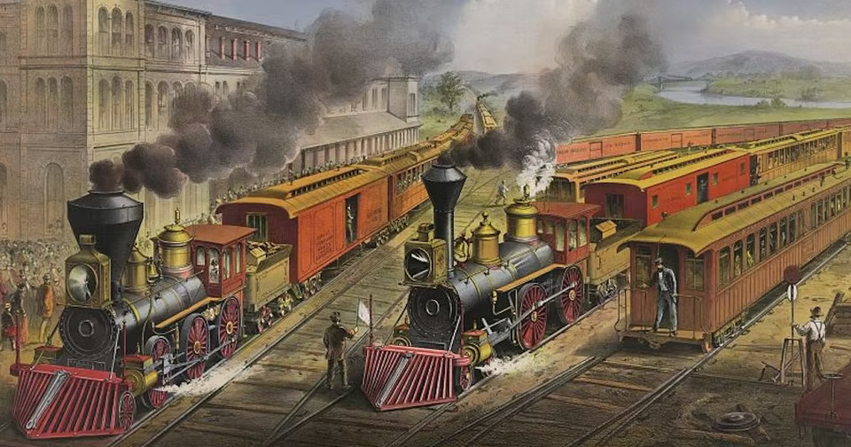 Which one of the four railroads in monopoly was not a real railroad?
